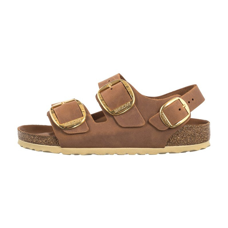Birkenstock Milano Big Buckle Cognac 1024067 (BK251-b) sandales
