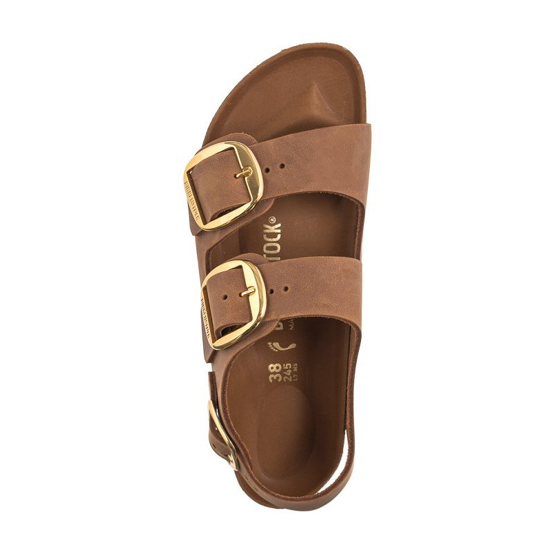 Birkenstock Milano Big Buckle Cognac 1024067 (BK251-b) sandales