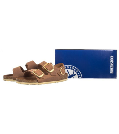 Birkenstock Milano Big Buckle Cognac 1024067 (BK251-b) sandals