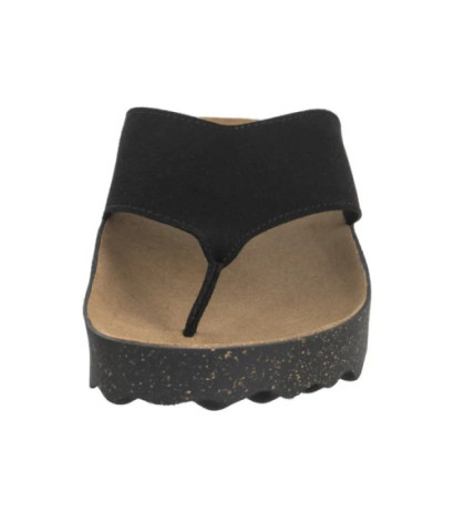 Asportuguesas Cami L Eco Sued Black P018223000 (AP11-b) flip flops