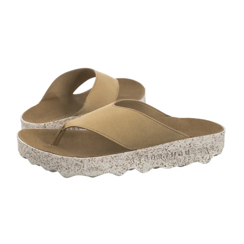 Asportuguesas Cami L Eco Sued Tan P018223002 (AP11-c) flip flops