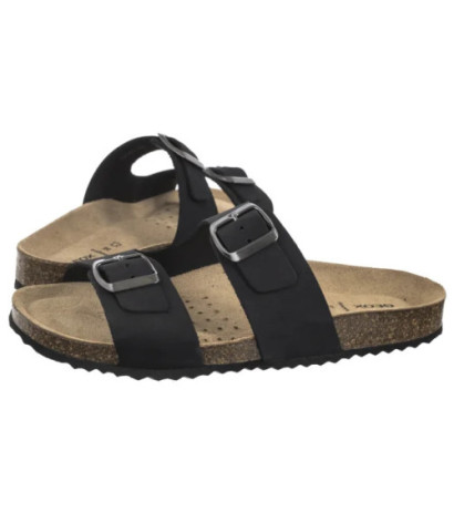 Geox D Brionia L Black D35LSL 00032 C9999 (GE175-b) Moteriški batai/šlepetės