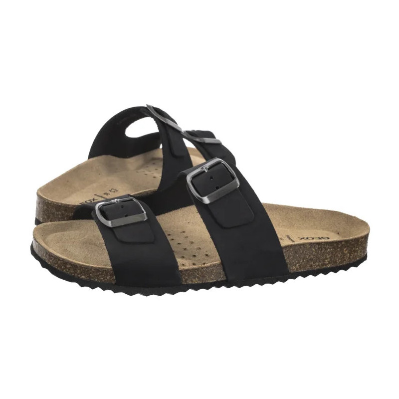 Geox D Brionia L Black D35LSL 00032 C9999 (GE175-b) Moteriški batai/šlepetės