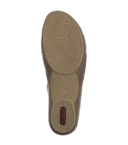 Rieker Białe 45869-81 White Combination (RI165-b) sandalai