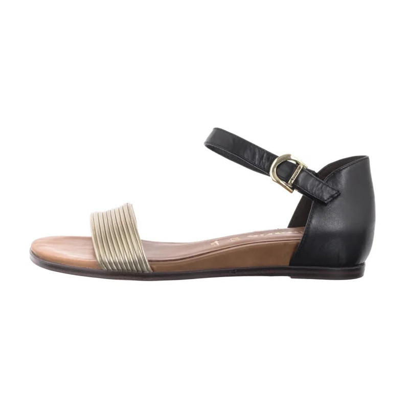 Tamaris Czarne/Złote 1-28110-42 098 Black Comb (TM488-b) sandaalid