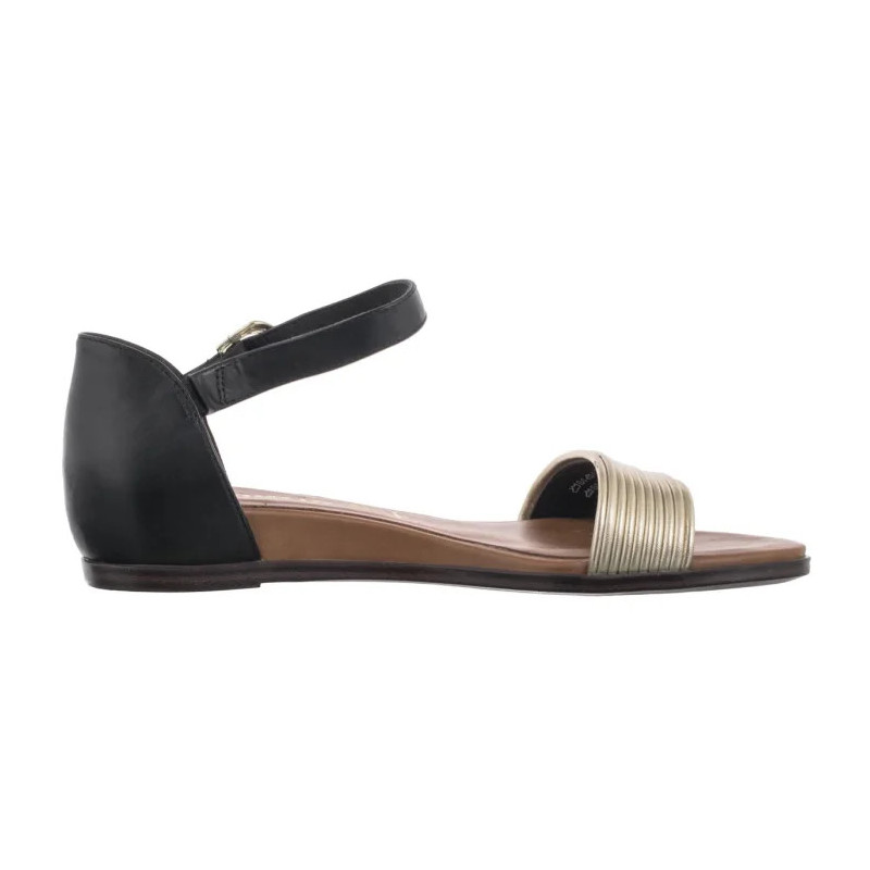 Tamaris Czarne/Złote 1-28110-42 098 Black Comb (TM488-b) sandales