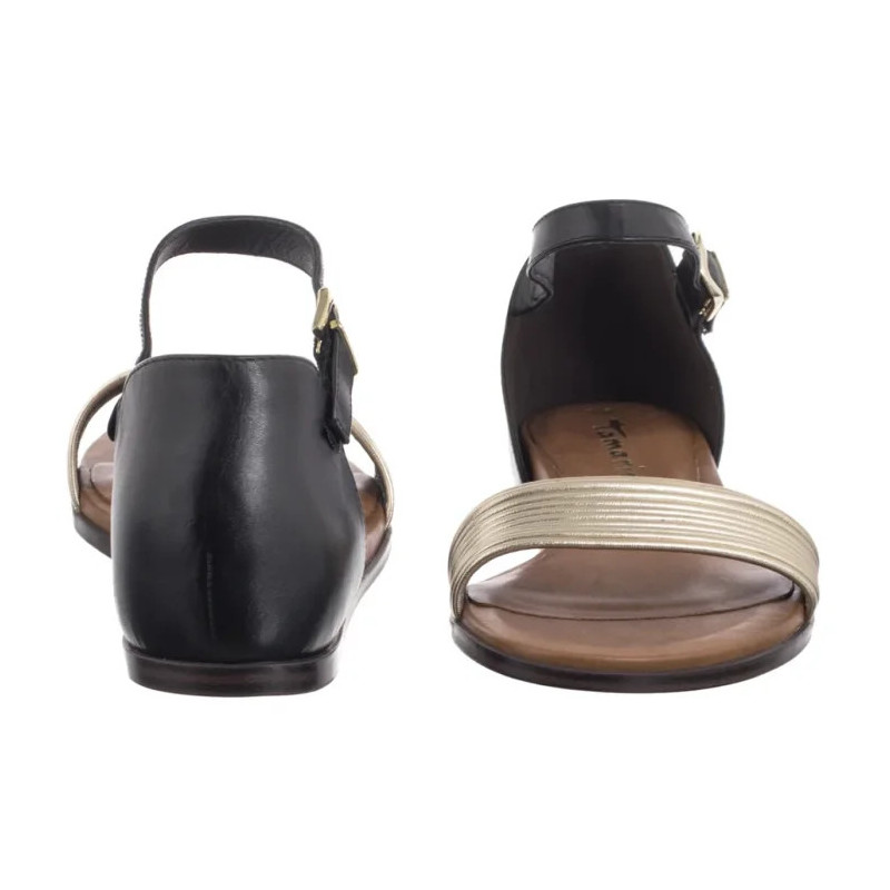 Tamaris Czarne/Złote 1-28110-42 098 Black Comb (TM488-b) sandaalid