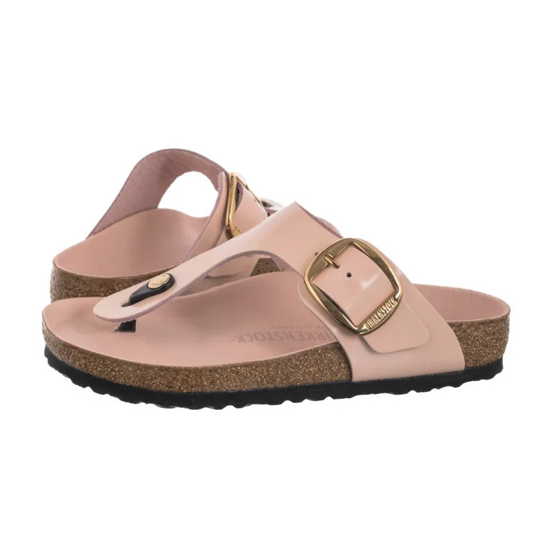 Birkenstock Gizeh Big Buckle High-Shine Light Rose 1029412 (BK253-b) apavi