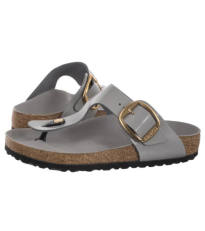 Birkenstock Gizeh Big Buckle High-Shine Stone Coin 1029430 (BK253-d) apavi