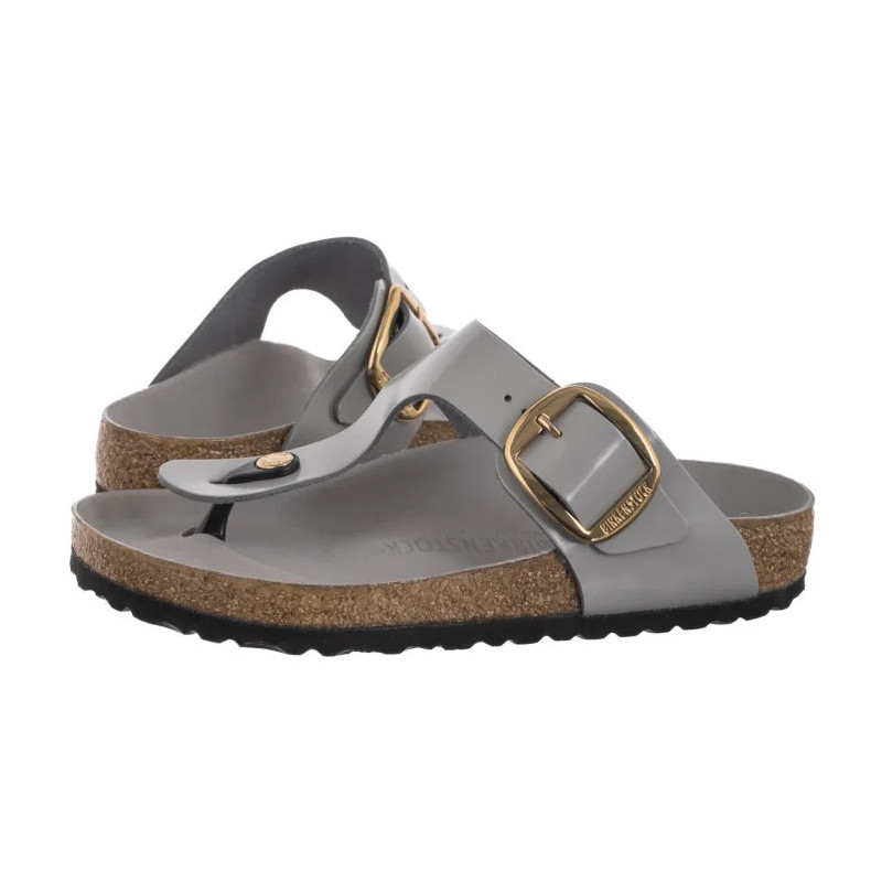 Birkenstock Gizeh Big Buckle High-Shine Stone Coin 1029430 (BK253-d) flip flops