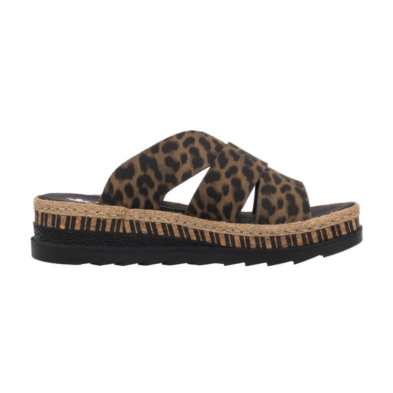 Rieker Brązowe Panterka V7989-90 Multi (RI164-d) shoes