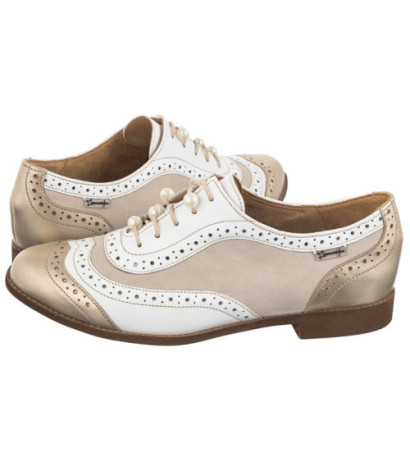 Maciejka Beżowe/Złote 06411-04/00-5 (MA1199-a) shoes