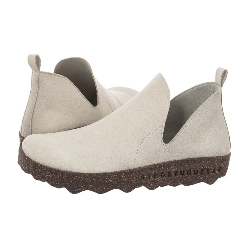 Asportuguesas Cloe L Eco Sued Offwhite P018214011 (AP13-a) kurpes