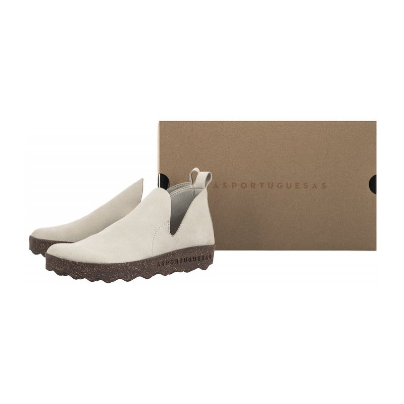 Asportuguesas Cloe L Eco Sued Offwhite P018214011 (AP13-a) kurpes