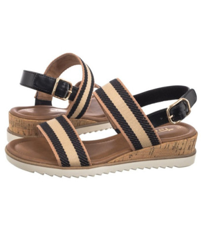 Tamaris Czarne 1-28132-42 098 Black Comb (TM494-a) shoes