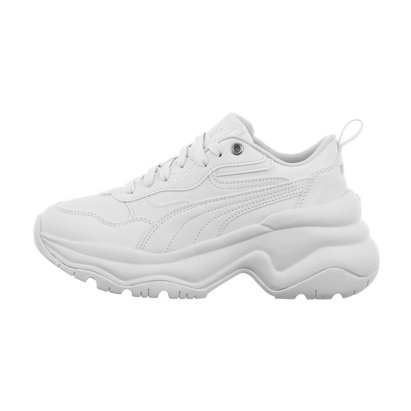 Puma Cilia Wedge White-Puma White-Puma Silver 393915-02 (PU585-b) kurpes