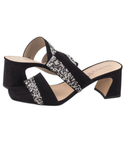 Caprice Czarne 9-27209-42 004 Black Suede (CP409-a) kurpes