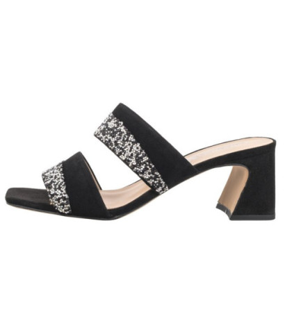 Caprice Czarne 9-27209-42 004 Black Suede (CP409-a) kurpes