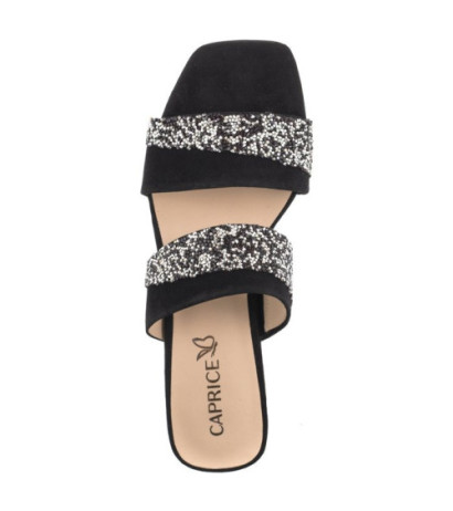 Caprice Czarne 9-27209-42 004 Black Suede (CP409-a) kurpes