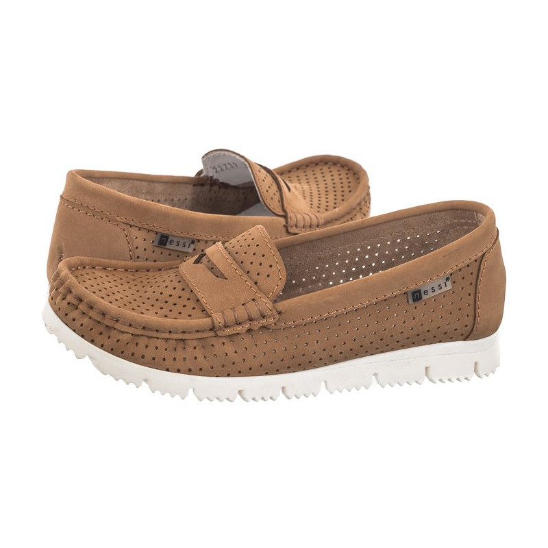 Nessi Brązowe 22739 (NE382-a) kurpes