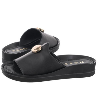 Nessi Czarne 24452_ 3 (NE384-a) Women's Shoes/Flip Flops