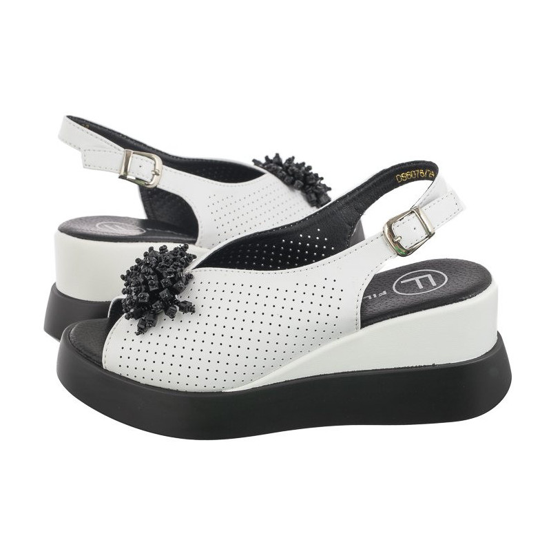 Filippo Białe DS6078/24 WH (FO94-a) sandals