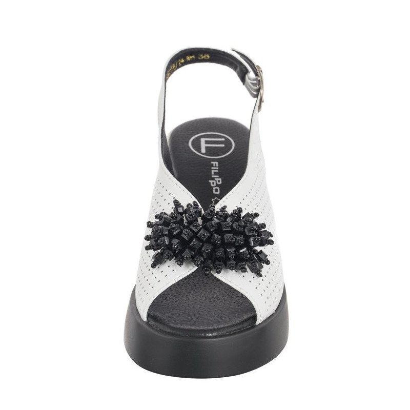 Filippo Białe DS6078/24 WH (FO94-a) sandalai