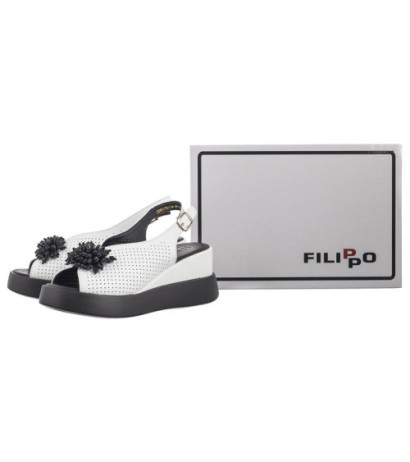 Filippo Białe DS6078/24 WH (FO94-a) sandalai