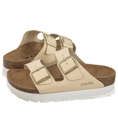 Papillio Arizona Pap Flex Platform Ecru 1026924 (PP13-c) Women's Shoes/Flip Flops