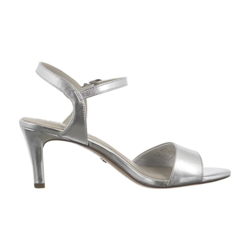 Tamaris Srebrne 1-28008-42 941 Silver (TM495-b) augsti papēži