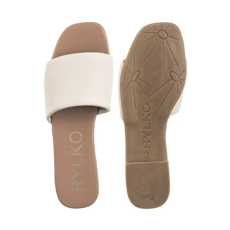 Ryłko Kremowe 0AGH2_V_ _2TS (RY852-c) Sieviešu apavi/Flip Flops