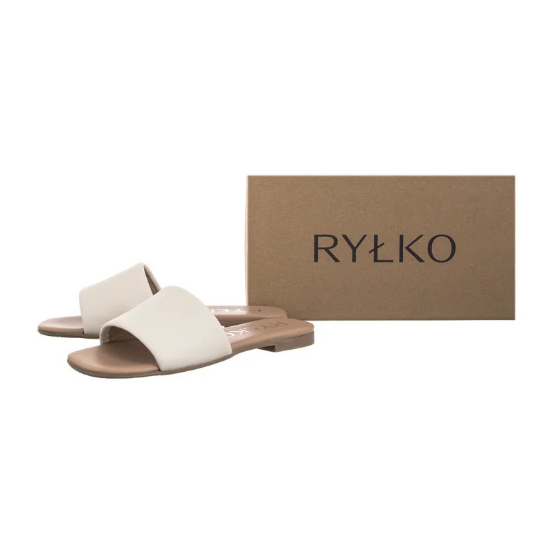 Ryłko Kremowe 0AGH2_V_ _2TS (RY852-c) Sieviešu apavi/Flip Flops