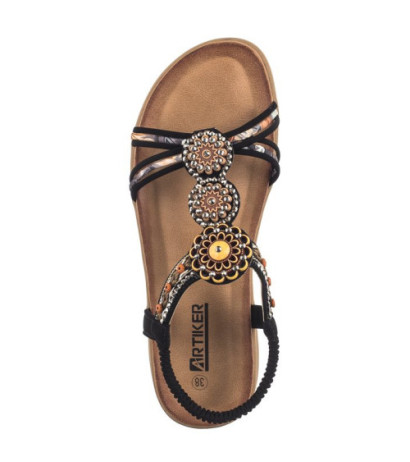 Artiker Czarne 54C1333 (AR121-a) sandalai