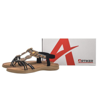 Artiker Czarne 54C1333 (AR121-a) sandales