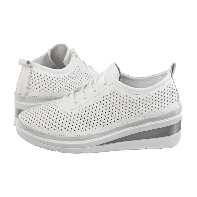 Helios Białe 1304.31 (HE18-a) kurpes