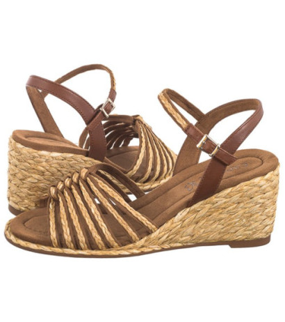 Caprice Brązowe 9-28304-42 308 Bast/Cognac (CP411-a) shoes