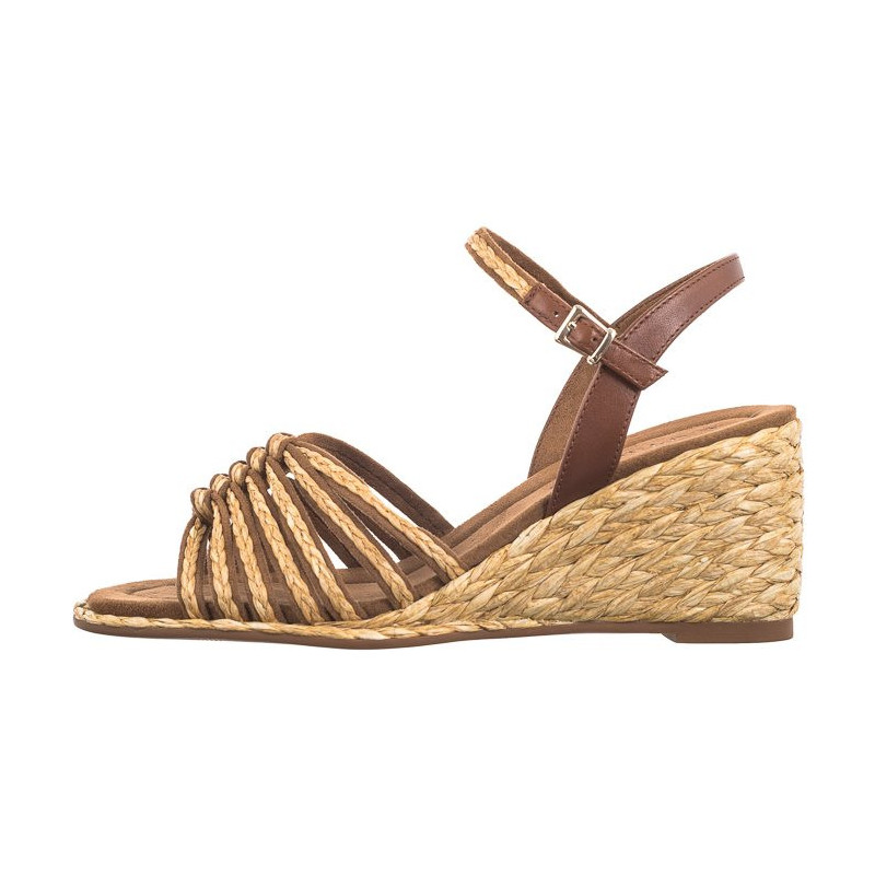 Caprice Brązowe 9-28304-42 308 Bast/Cognac (CP411-a) kurpes