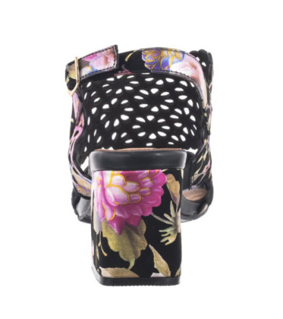 Maciejka Czarne+Kwiaty N6518-01/00-1 (MA1207-b) kingad