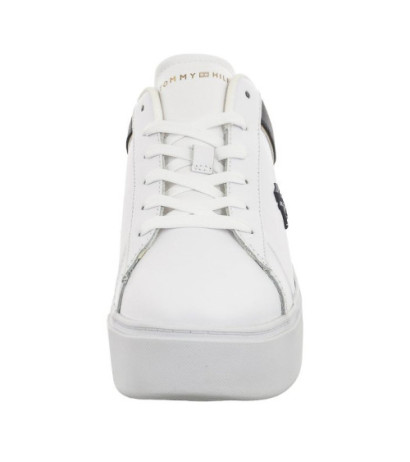 Tommy Hilfiger TH Platform Court Sneaker White/Space Blue FW0FW07910 0K5 (TH1104-a) sporta apavi