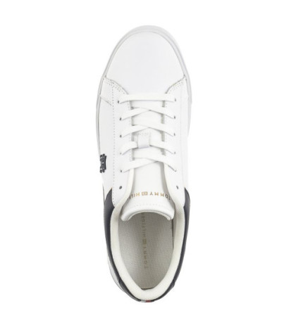 Tommy Hilfiger TH Platform Court Sneaker White/Space Blue FW0FW07910 0K5 (TH1104-a) sporta apavi