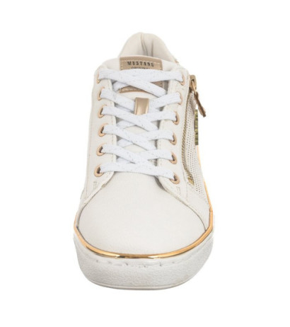 Mustang Białe/Złote 1300-312-111 (MU546-a) bateliai