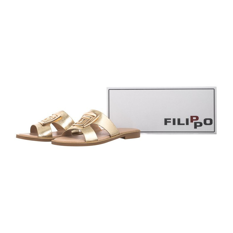 Filippo Złote DK3703/25 GO (FO100-a) Sieviešu apavi/Flip Flops