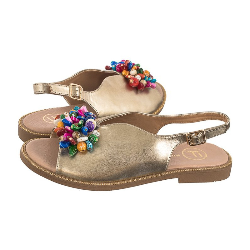 Filippo Złote DS6230/25 GO (FO104-a) sandales