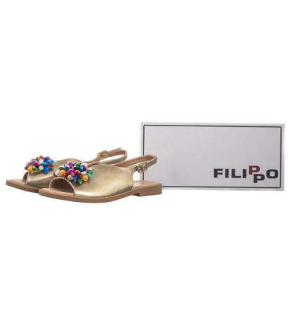 Filippo Złote DS6230/25 GO (FO104-a) sandales