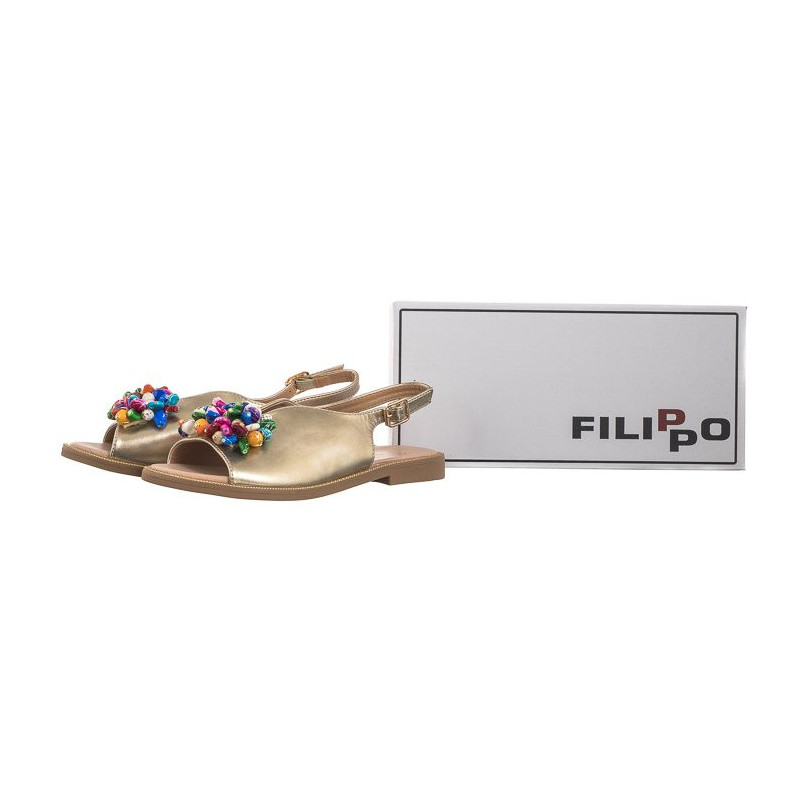 Filippo Złote DS6230/25 GO (FO104-a) sandalai