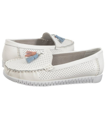 Venezia Białe Ażurowe FTG210621B White (VE777-b) kurpes