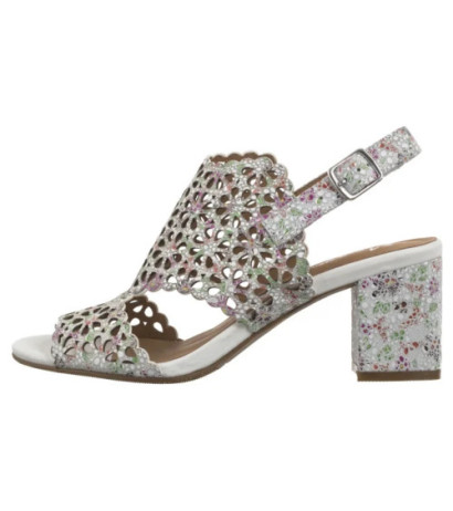 Maciejka Białe+Kwiaty N6518-11/00-1 (MA1207-c) shoes