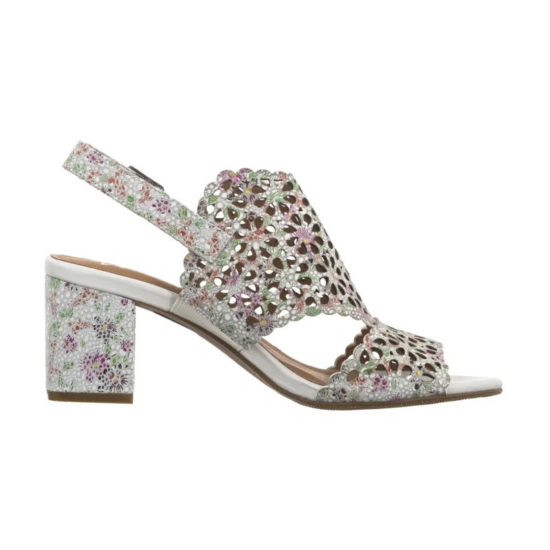 Maciejka Białe+Kwiaty N6518-11/00-1 (MA1207-c) bateliai