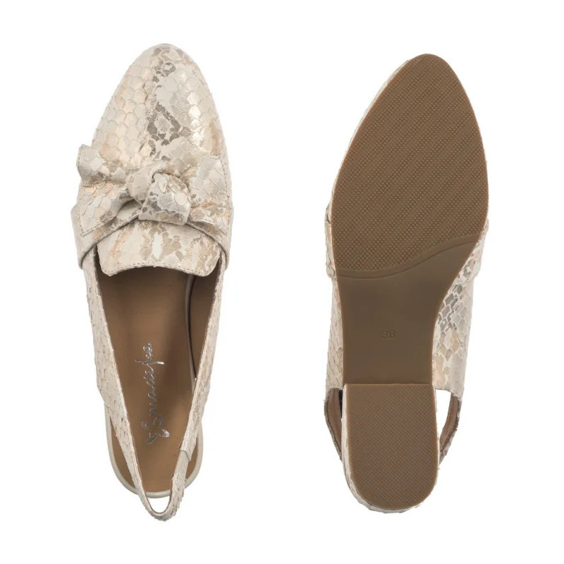 Maciejka Beżowe/Złote N6539-04/00-1 (MA1206-c) shoes