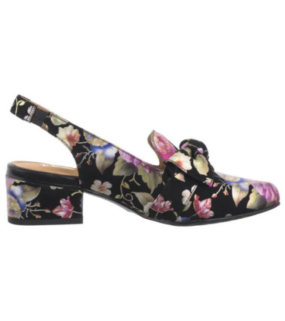 Maciejka Czarne w Kwiaty N6539-43/00-1 (MA1206-d) kingad